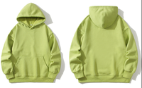 Groothandel Hoogwaardig 100% Katoenen Zachte Fleece Voering Blanco Hoodie Premium Hoodies