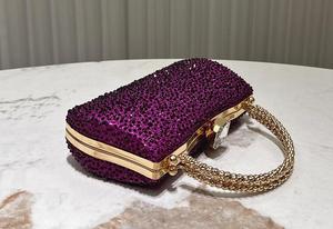Bolso <span class=keywords><strong>de</strong></span> <span class=keywords><strong>Noche</strong></span> Elegante con Cristales y Diamantes Brillantes, Precioso Bolso <span class=keywords><strong>de</strong></span> Mano para Mujer, Ideal para Cenas o Bodas - Product Image 5
