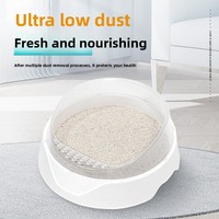 Litière pour chat à base de bentonite, Mongolie Intérieure, paquet économique de 40 livres, formule non-tofu, anti-odeur, agglomération rapide, faible émission de poussière, modèle 0002