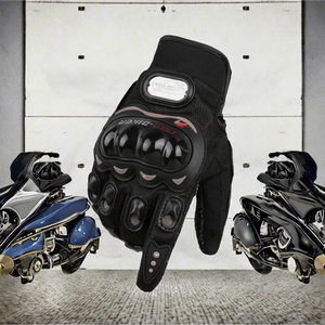 Guantes de Carreras Unisex SUOMY de Cuero Transpirable e Impermeable con Pantalla Táctil, Equipo de Motociclismo, Deportes al Aire Libre, Motocross - Product Image 3