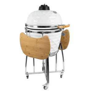 <span class=keywords><strong>SEB</strong></span> KAMADO/ Barbecue Kamado portable de 18 pouces : <span class=keywords><strong>Four</strong></span> à charbon en céramique avec support en acier inoxydable, barbecue de voyage en plein air et <span class=keywords><strong>four</strong></span> à pâtisserie - Product Image 4