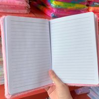 Bloc-notes en peluche anti-stress, mignon, dessin animé, A5, cadeau anti-stress, haute qualité, 80 feuilles