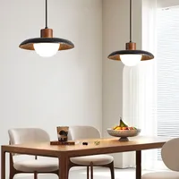 Lampu Gantung LED Gaya Vintage Desain Mewah Retro Black Hole Stone Flying Saucer Gaya Italia untuk Kamar Tidur yang Dapat Disesuaikan