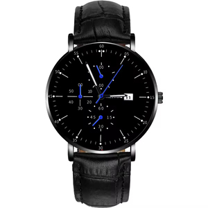 Business <b>Watch</b> Calendar Night Light Pour Homme Ultra Thin Business Men's <b>Watch</b> Resistant Calendar Luminous Classic Quartz <b>Watch</b> - Product Image 1