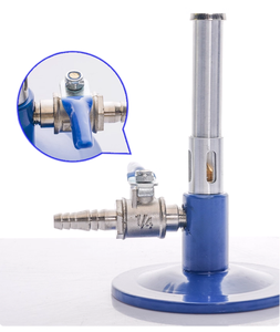 Brûleur Bunsen portable, <span class=keywords><strong>chalumeau</strong></span> à gaz en cuivre, lampe au propane, laboratoire, <span class=keywords><strong>chalumeau</strong></span> à gaz naturel américain, buse - Product Image 2