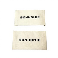 Étiquettes de soin personnalisées imprimées en tissu écologique, étiquettes tissées en satin, étiquettes de luxe pour vêtements, sacs, chaussures et articles vestimentaires
