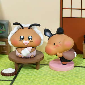 Adornos de animales de dibujos animados de plástico y resina, caja sorpresa, decoración de escritorio, regalo para niños - Product Image 1