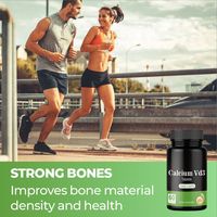 OLLI Capsules de Vitamines Calcium VD3 Personnalisées sous Marque Blanche Certifiées Halal pour Complément Beauté Adulte (Ne convient pas aux nouveau-nés)
