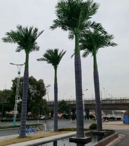 Ornamento de piscina para boda al aire libre, Planta <span class=keywords><strong>artificial</strong></span>, palmera decorativa, palmera alta - Product Image 4