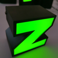 Enseigne lumineuse LED extérieure personnalisée en acrylique, logo 3D, conception de lettres pour boutique, enseigne de lettres pour boutique