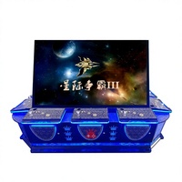 Mesin Game Arcade Starcraft 3 Koin, Multi Pemain, Tembak-Menembak, DC 12V 5A, Konektivitas USB/LAN untuk Hiburan