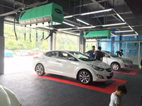 Baldosas Modulares de PVC Antideslizantes y Resistentes, Fáciles de Limpiar, con Sistema de Clic, para Talleres Interiores Modernos, Lavaderos de Autos y Detallado Automotriz