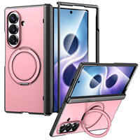 Casing Samsung Z Fold 8 dengan Stand 360 Derajat, Casing PC Keras Tahan Banting dengan Engsel untuk Samsung Galaxy Z Fold 8 Ultra