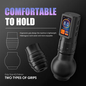 旅行者T2 2.0-4.2毫米可调行程无线纹身机枪电动旋转电池笔，带54/42毫米握把，用于人体艺术 - Product Image 5