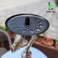 Cachimba de Lujo con Diseño de Serpiente Cobra Árabe para Salón, Cafetería, Bar, Hogar, Fiesta, Restaurante, Fumar en Interiores