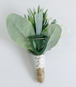<span class=keywords><strong>Corsage</strong></span> cô dâu chú rể Phù Dâu hoa mẫu đơn Nguồn cung cấp đám cưới boutonniere Pin cổ tay corsages đóng gói túi giáng sinh Halloween dịp - Product Image 6