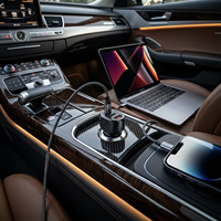 Automodificatie Eenvoudige upgrade-oplader USB-autotelefoonoplader Praktische auto Snelladen Verbetering van de stroomvoorziening in het interieur Autolader
