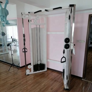 Macchina per esercizi multifunzione a doppia puleggia per palestra e casa con doppio cavo incrociato - Product Image 3