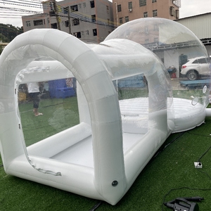 Outdoor <strong>Inflatable</strong> Igloo Dome Tent Transparent PVC <strong>Inflatable</strong> Bubble <strong>Bounce</strong> <strong>House</strong> With Base