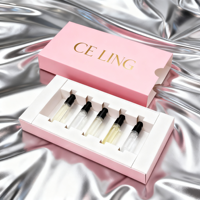 Flacon de parfum en verre transparent avec couvercle argenté, idéal pour échantillons d'huiles parfumées – 2ml, 3ml, 5ml, 8ml, 10ml, 15ml – Vente chaude