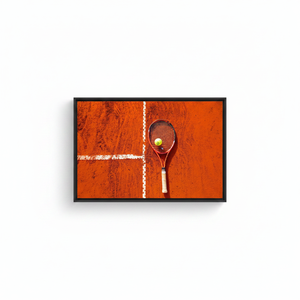 Elegant Printed Canvas Artwork: Personalized Tennis Inspiration,<b>BLACK</b> <b>FRAMED</b> CANVAS - Product Image 2