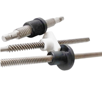 Tornillo de Rosca Trapezoidal Acme con Tuerca POM 0601 0602 0604 0606 0612 de Acero Inoxidable 304 para Impresora 3D/Prototipos y Maquinaria de Impresión