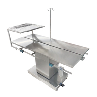 Table chirurgicale électrique en V pour animaux, table d'opération en acier inoxydable pour animaux, table de diagnostic et de traitement pour cliniques vétérinaires