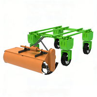 Châssis de robot agricole à roues AR-W19 300 kg, mécanisme de déplacement à quatre roues et direction multidirectionnelle, possibilité d'ajouter différents outils