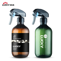 Bouteille pulvérisateur vide en PET à gâchette fine 300ml 500ml, vert, marron, transparent (en option) pour le nettoyage domestique quotidien multi-usages