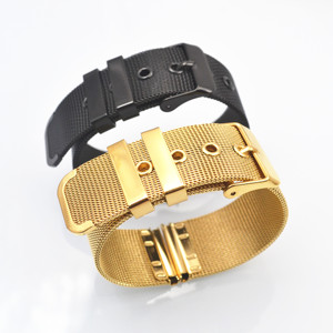 0.4 filo 10 12 14 16 18 20 22 24 MM Shinning 304 acciaio inossidabile cinturino Milanese anello su misura maglia metallica per orologi - Product Image 4