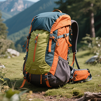 Nouveau Sac à Dos de Randonnée en Nylon Léger 30L 2026 avec Housse de Pluie à Fermeture Éclair Étanche, Idéal pour les Sports Décontractés et les Voyages