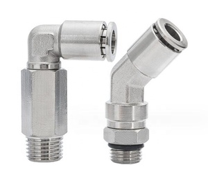 Conector Neumático de Empuje Serie <span class=keywords><strong>PLV</strong></span>, Conector de Tubo de 135 Grados <span class=keywords><strong>PLV</strong></span>, Conector de Tubería de Aire <span class=keywords><strong>PLV</strong></span> para Línea de Tuberías Neumáticas - Product Image 2
