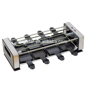 La fête à la maison <span class=keywords><strong>8</strong></span> <span class=keywords><strong>personnes</strong></span> utilisé BARBECUE électrique appareil à <span class=keywords><strong>raclette</strong></span> - Product Image 5