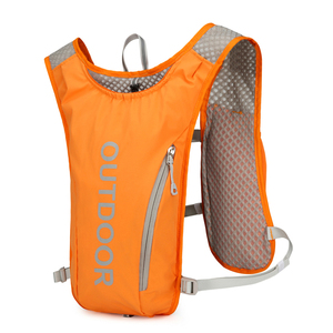 Chaleco de Hidratación Reflectante Ligero Personalizado con Cierre de Cremallera, Secado Rápido, Transpirable, de Poliéster, para Correr al Aire Libre, Nuevo y a la Moda - Product Image 6