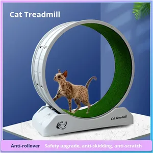 Moderno respetuoso con el medio ambiente silencioso gato perro rueda para correr transfronterizo <span class=keywords><strong>Fitness</strong></span> ejercicio escalada marco gato juguete cinta de correr hecha a máquina mascota - Product Image 5