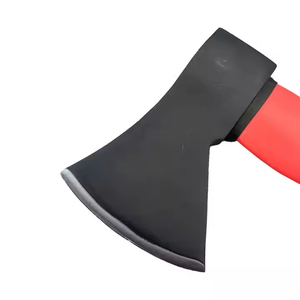 Outdoor Garden Splitting & with Fiberglass <b>Handle</b> & Rubber Coating Carbon Steel Head Cutting Logging DIY Grade - Product Image 4