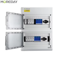 MOREDAY Boîte de jonction solaire DC 1/2/3/4/6 String 1000V IP65 PV Combiner Box avec panneau de systèmes d'énergie électrique