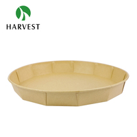 Plateau à emporter en papier kraft imprimé sur mesure, écologique, imperméable, à double paroi, pour fêtes et sushis