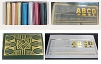Carte d'invitation de mariage numérique prix usine 2023 feuille imprimante presse à chaud estampage à chaud feuille imprimante Machine