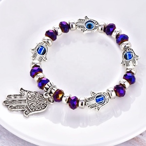 MECYLIFE Großhandel Türkisches Amulett-Schmuckarmband <span class=keywords><strong>Fatima</strong></span> <span class=keywords><strong>Hand</strong></span> Anhänger Perlenarmband <span class=keywords><strong>Hamsa</strong></span> Armband - Product Image 6