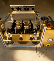 Machine de scellage automatique à la cire pour bouteilles de vin rouge et de spiritueux, prix usine, pour l'emballage