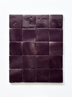 Marokkanische Terrakotta Lila Handgefertigte Keramik Glasierte Wandfliesen 100x100mm Vintage-Stil für Ferienwohnungen, Cafés, Restaurants, Badezimmer