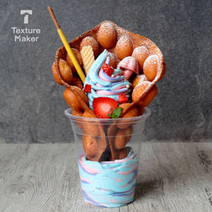 เครื่องฟรี10kg-sugarless ฮ่องกงสไตล์วาฟเฟิลพรีมิกซ์ผงโดย Tm - Product Image 4