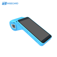 Solution SDK SoftPOS Wiseard T80, smartphones, terminaux de paiement sans contact mobiles 4G NFC, terminaux de paiement Android portables T80 avec lecteur d'empreintes digitales