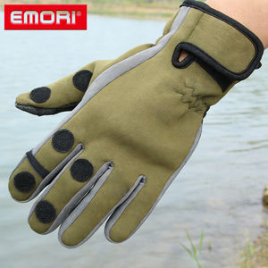 Gants de pêche imperméables d'hiver en gros, avec paume antidérapante, en néoprène, pour hommes et femmes - Product Image 5