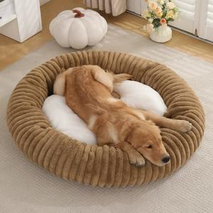 Cama Redonda y Cálida para Mascotas, Tipo Donut, para Perros y Gatos - Product Image 2
