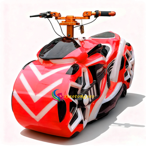 Motocicleta de Juguete Eléctrica de Fibra de Vidrio para Interiores/Exteriores, para Centros Comerciales y Parques Infantiles - Product Image 4