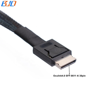 Cable de Extensión de Datos y Alimentación SATA de 15 Pines Oculink SFF-8611 <span class=keywords><strong>4i</strong></span> a SFF-8639 U.2, 50CM 100CM, para SSD U2 NVME, Venta al Por Mayor de Fábrica - Product Image 4