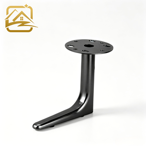 modern suppliers solid 12cm/15cm <b>black</b> l shaped metal <b>sofa</b> legs iron furniture legs Support <b>sofa</b> for <b>sofa</b> bed and cabinet - Product Image 1