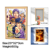 Peintures décoratives LED acryliques personnalisables avec cadres rétroéclairés pour le salon Art décoratif personnalisable Pas encore d'avis